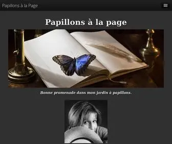 Papillonsalapage.fr(Accueil) Screenshot