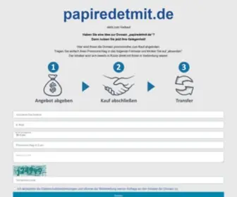 Papiredetmit.de(Digitales Personal Branding mit Social Media) Screenshot