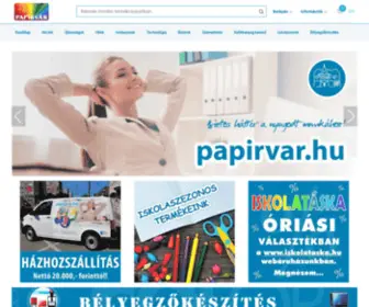 Papirvar.hu(Irodaszer, Papír) Screenshot