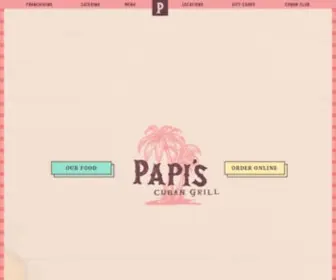 Papisgrill.com(Our mission) Screenshot