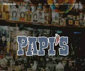 Papistacoshampden.com(PAPI'S TACOS) Screenshot