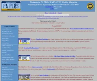 Papl8S.com(PA PLATES (Pennsylvania License Plates)) Screenshot