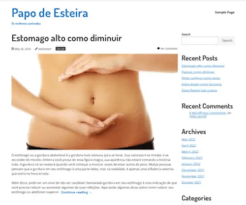 Papodeesteira.com.br(Nginx) Screenshot
