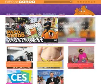 Papodegordo.com.br(Papo de Gordo) Screenshot