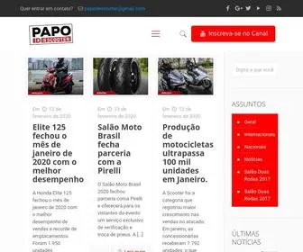 Papodescooter.com.br(Papo de Scooter) Screenshot