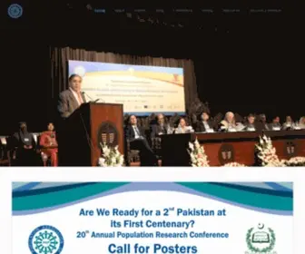 Pap.org.pk(Population Association of Pakistan) Screenshot
