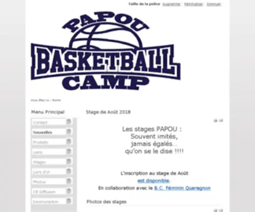 Papoubasket.be(Nouvelles) Screenshot