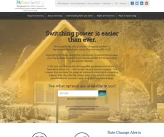 Papowerswitch.com(Shop and Compare Electric Rates in PA) Screenshot