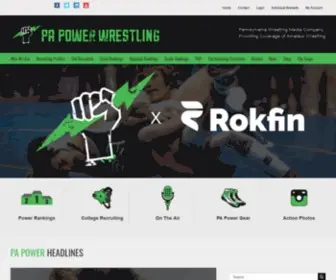 Papowerwrestling.com(PA Power Wrestling) Screenshot