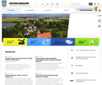 Papowobiskupie.pl(Gmina Papowo Biskupie) Screenshot