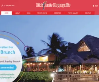 Pappagallo.ky(Italian Restaurant in Cayman Islands) Screenshot