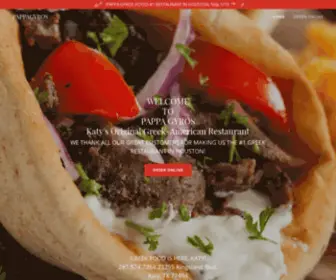 Pappagyros.com(Greek Restaurant) Screenshot