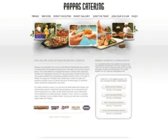 Pappascatering.com(Pappas Catering) Screenshot
