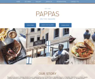 Pappasrestaurant.co.za(Pappas on the Square) Screenshot