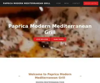 Papricagrill.com(Paprica GrillSansom St) Screenshot