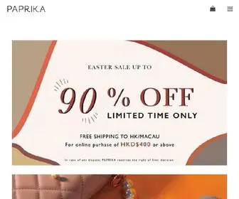 Paprika-Official.com(PAPRIKA OFFICIAL) Screenshot