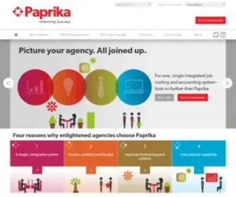 Paprika-Software.com(Your agency) Screenshot