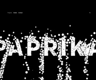 Paprika.com(Paprika // Projects) Screenshot