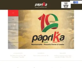 Paprikanatal.com.br(Restaurante Em Natal) Screenshot