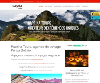 Paprikatours.com(Paprika Tours) Screenshot