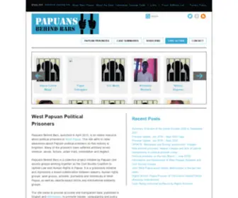 Papuansbehindbars.org(Papuans Behind Bars) Screenshot