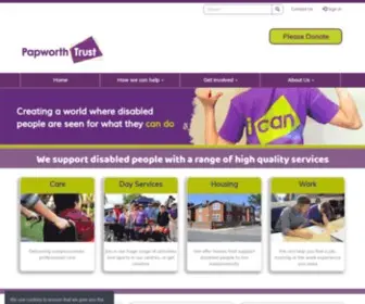 Papworthtrust.org.uk(Papworthtrust) Screenshot