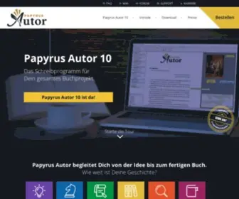 Papyrus.de(Das #1 Schreibprogramm für Schriftsteller) Screenshot