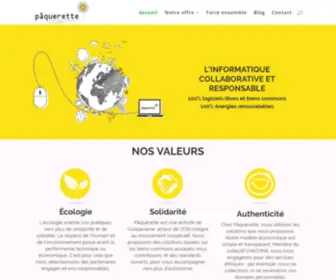 Paquerette.eu(Pâquerette) Screenshot
