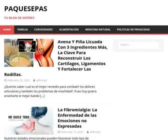 Paquesepas.net(Tu Blog de Interes) Screenshot