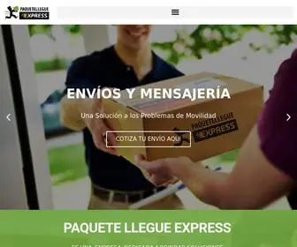 Paquetelleguexpress.com(Paquetelleguexpress) Screenshot