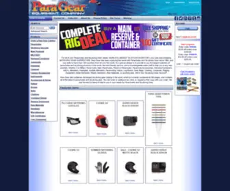 Para-Gear.com(Shop) Screenshot