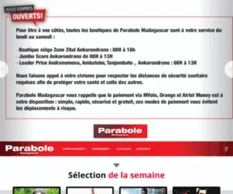 Parabolemadagascar.com(Parabole Madagascar) Screenshot