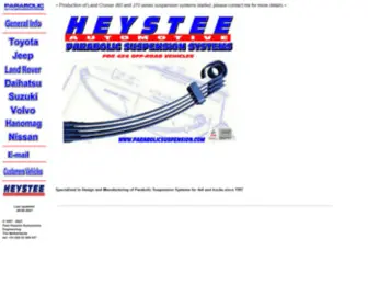 Parabolicsuspension.com(HST Parabolic Suspension Systems) Screenshot