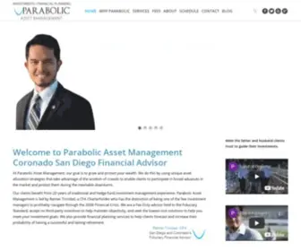 Parabolic.us(Parabolic Asset Management. Our goal) Screenshot