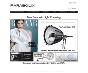 Parabolixlight.com(Parabolix Light) Screenshot