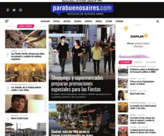 Parabuenosaires.com(Las ultimas noticias de Buenos Aires) Screenshot