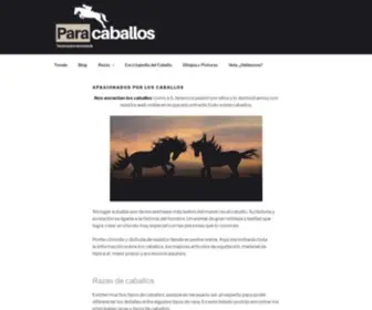 Paracaballos.org(Descubre) Screenshot