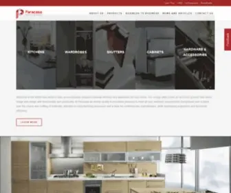 Paracasa.in(Modular Kitchen and wardrobe Manufacturer in Udaipur Rajasthan) Screenshot