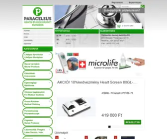 Paracelsusmedicina.hu(Orvos) Screenshot