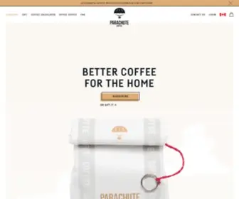 Parachutecoffee.com(We’re a coffee subscription club) Screenshot