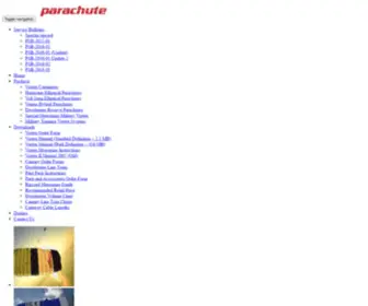 Parachutesystems.com(Parachute Systems) Screenshot