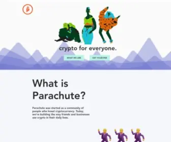 Parachutetoken.com(Parachute) Screenshot