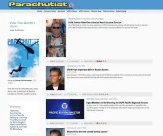 Parachutistonline.com(Parachutist Magazine) Screenshot