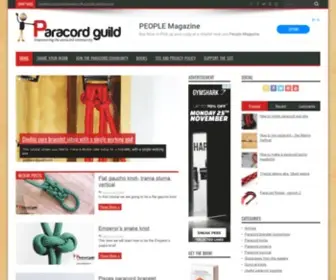 Paracordguild.com(Paracord guild) Screenshot