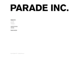 Parade.co.jp(PARADE INC) Screenshot