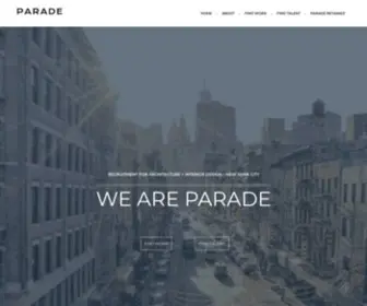 Paradeinc.com(New York City) Screenshot