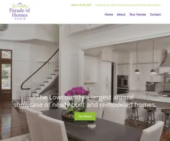 Paradeofhomestour.com(Lowcountry Parade of Homes Tour) Screenshot