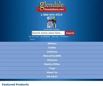 Paradestore.com(Military Gear & Parade Supplies) Screenshot