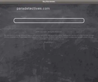 Paradetectives.com(Tienda espia) Screenshot