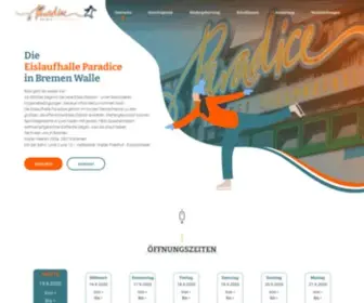 Paradice.de(Eissporthalle Paradice Bremen) Screenshot